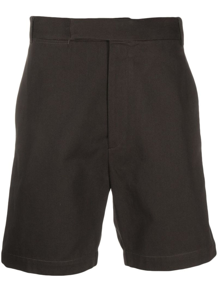 Brown Tailored Shorts