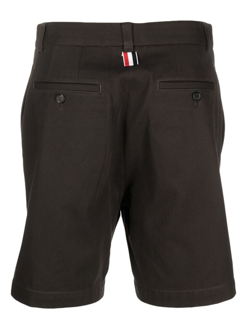 Brown Tailored Shorts