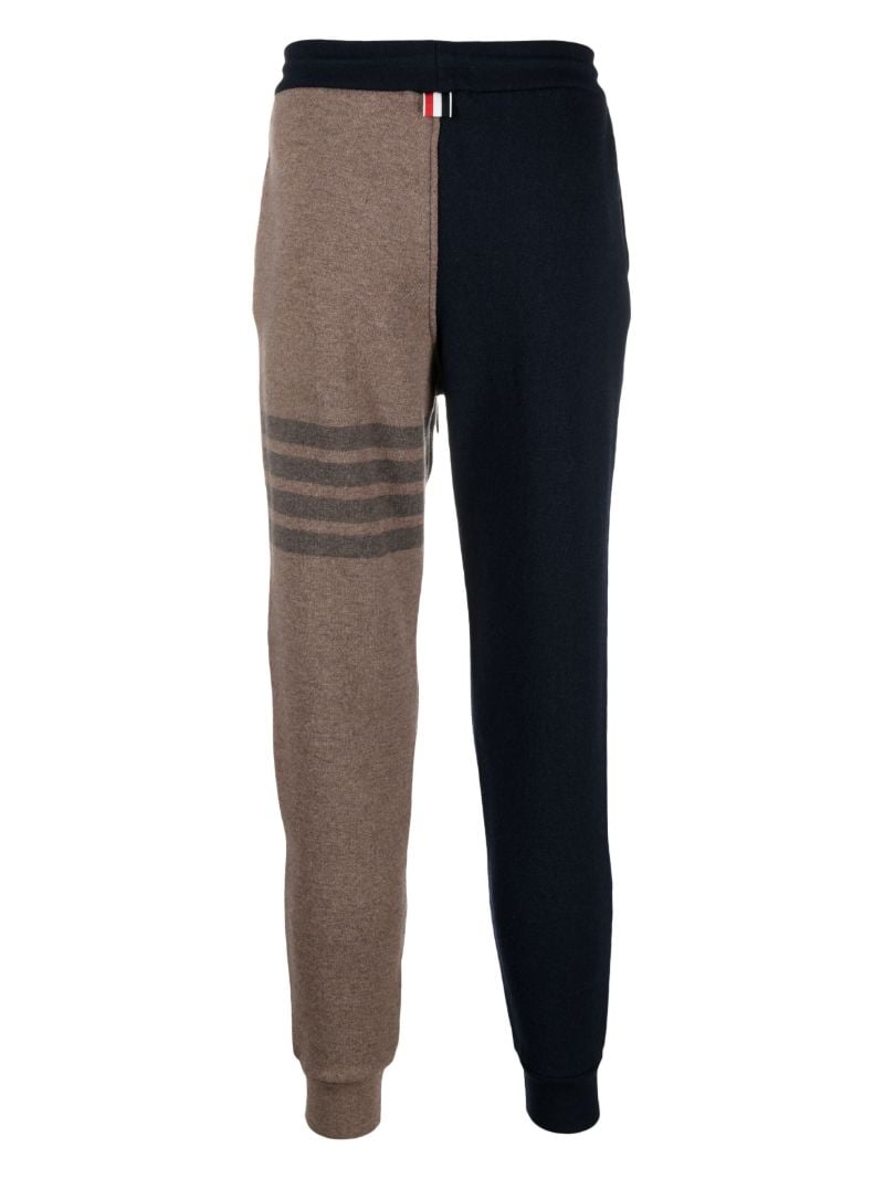 Blue Fun-mix 4-bar Stripe Wool Track Pants