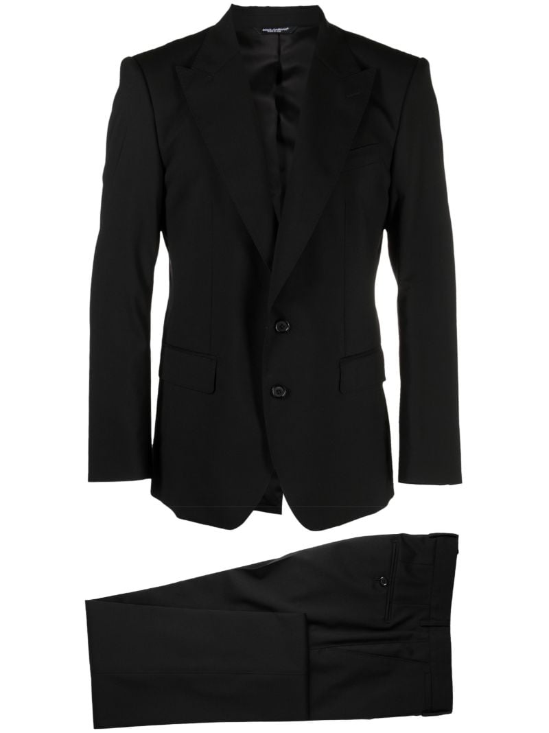 Black Dg Essentials Single-breasted Suit