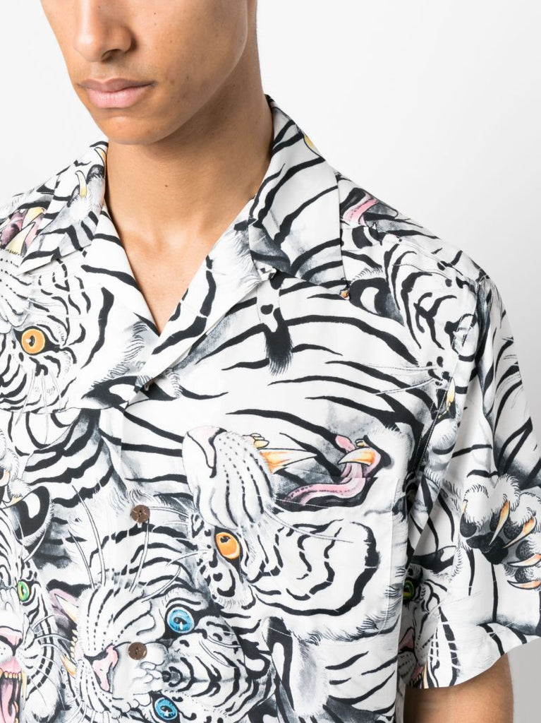 White Tim Lehi Hawaiian Shirt