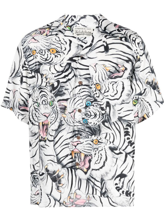 White Tim Lehi Hawaiian Shirt