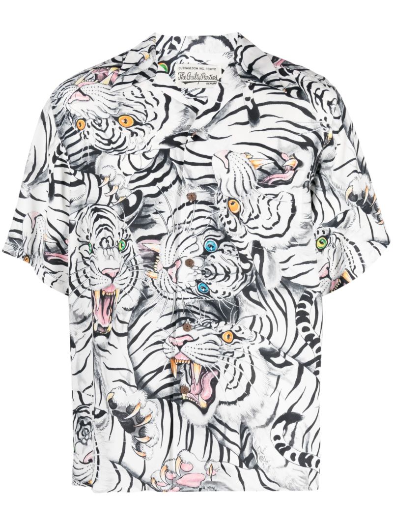 White Tim Lehi Hawaiian Shirt