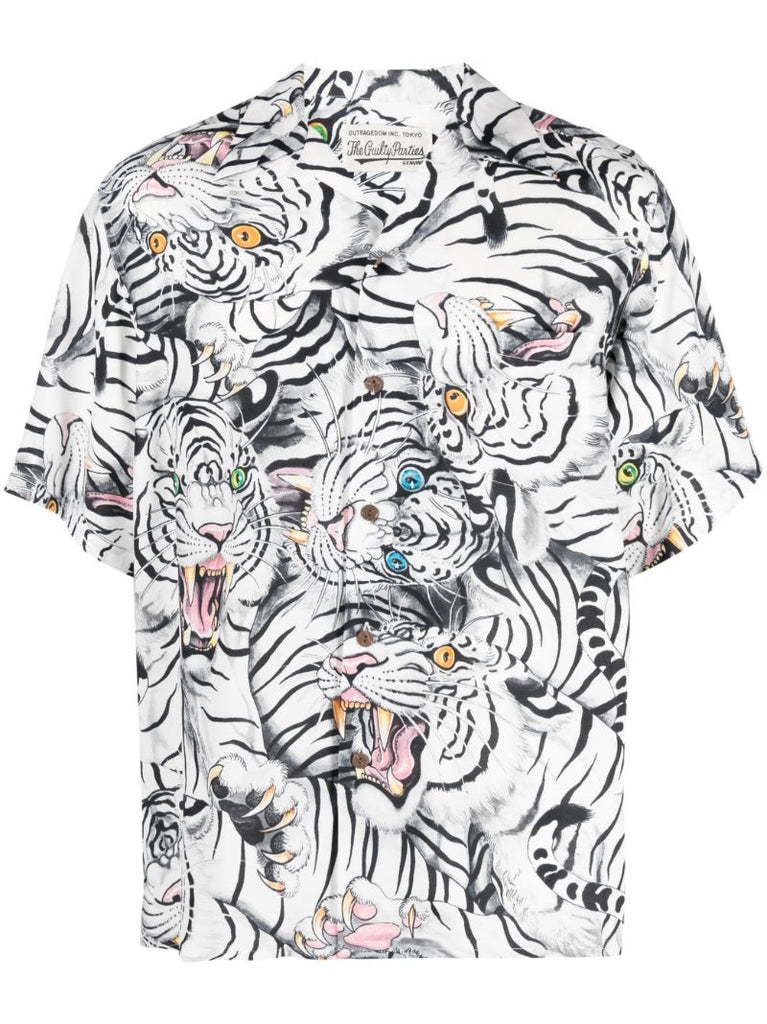 White Tim Lehi Hawaiian Shirt