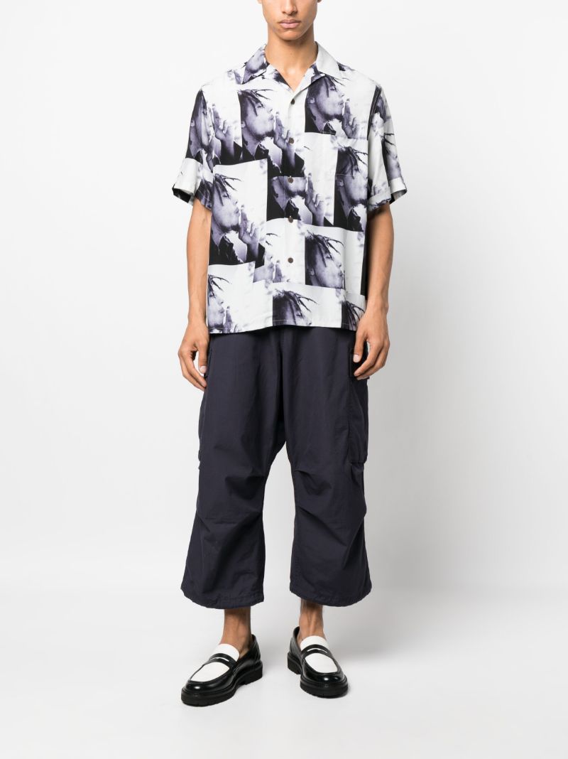 Grey Bob Marley Print Shirt
