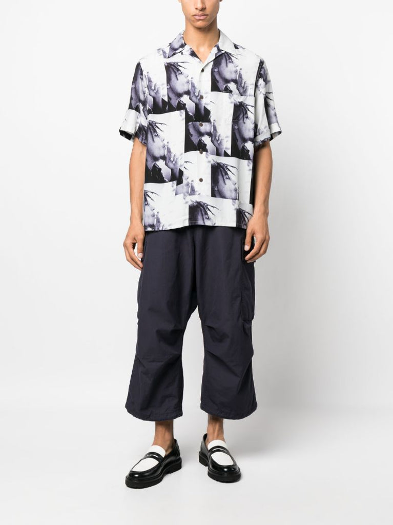 Grey Bob Marley Print Shirt