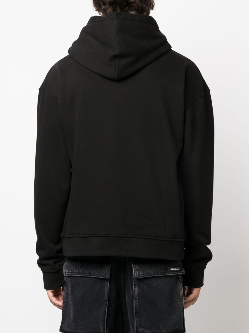 Black Logo-appliquÃ_x0083_Â© Hoodie