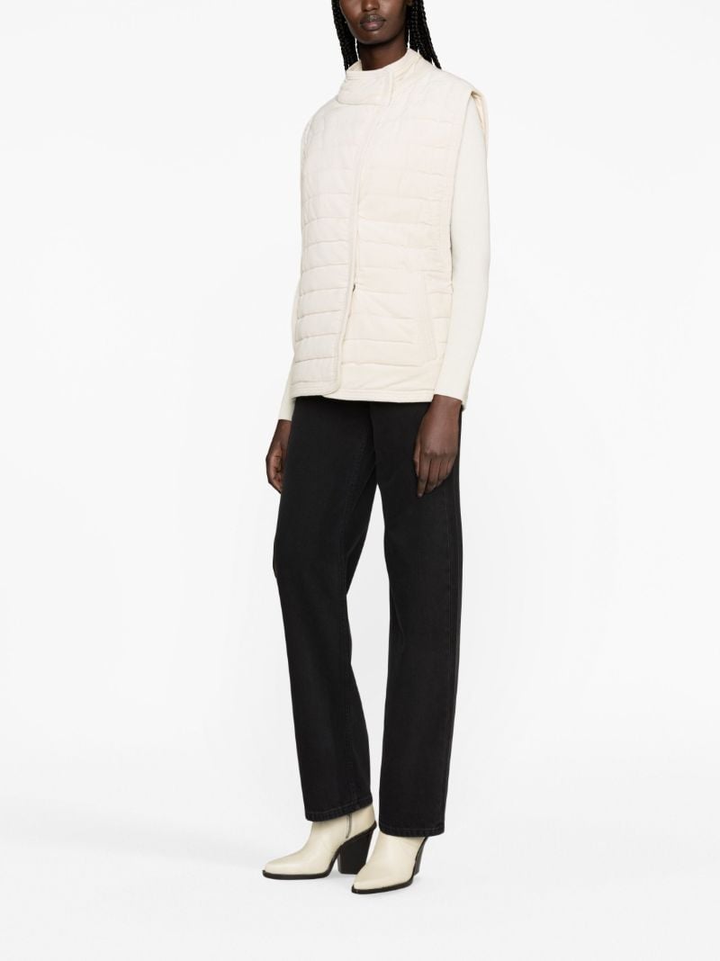 Neutral Areta Quilted Cotton Jacket