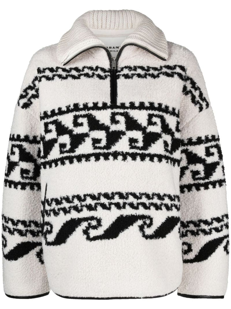 Neutral Marner Fleece Sweater