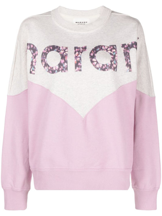 Pink Houston Logo Cotton Sweatshirt