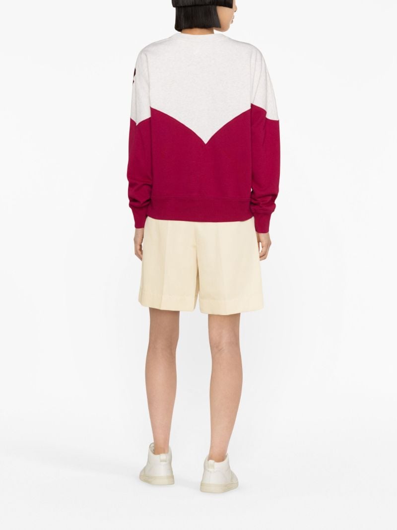 Red Houston Logo-print Sweatshirt