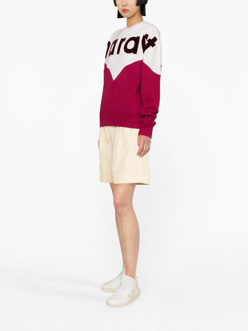 Red Houston Logo-print Sweatshirt