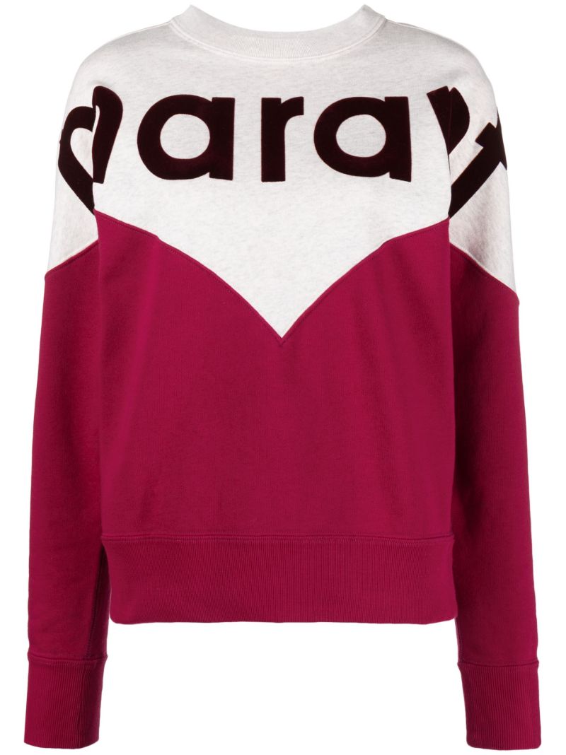 Red Houston Logo-print Sweatshirt
