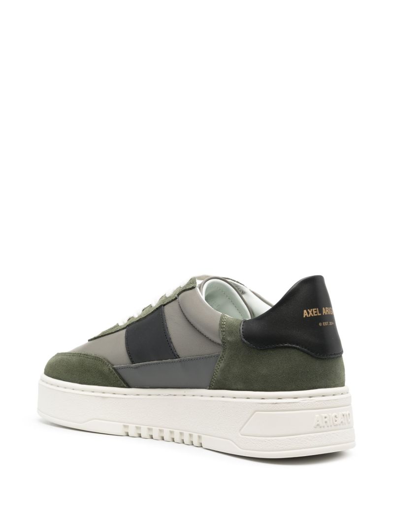 Green Orbit Low-top Leather Sneakers