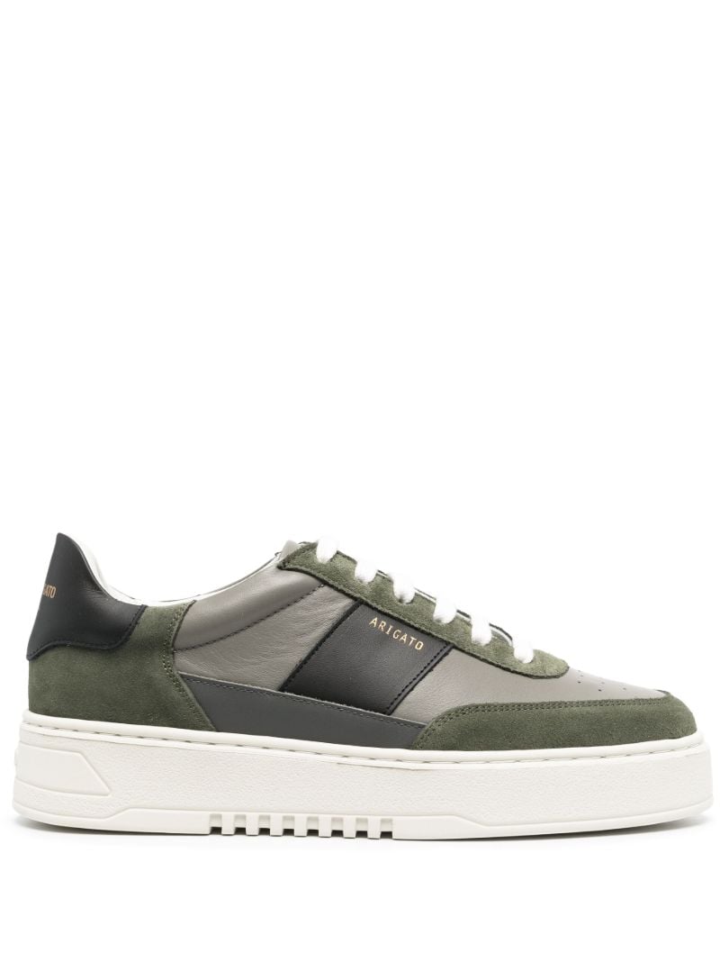 Green Orbit Low-top Leather Sneakers