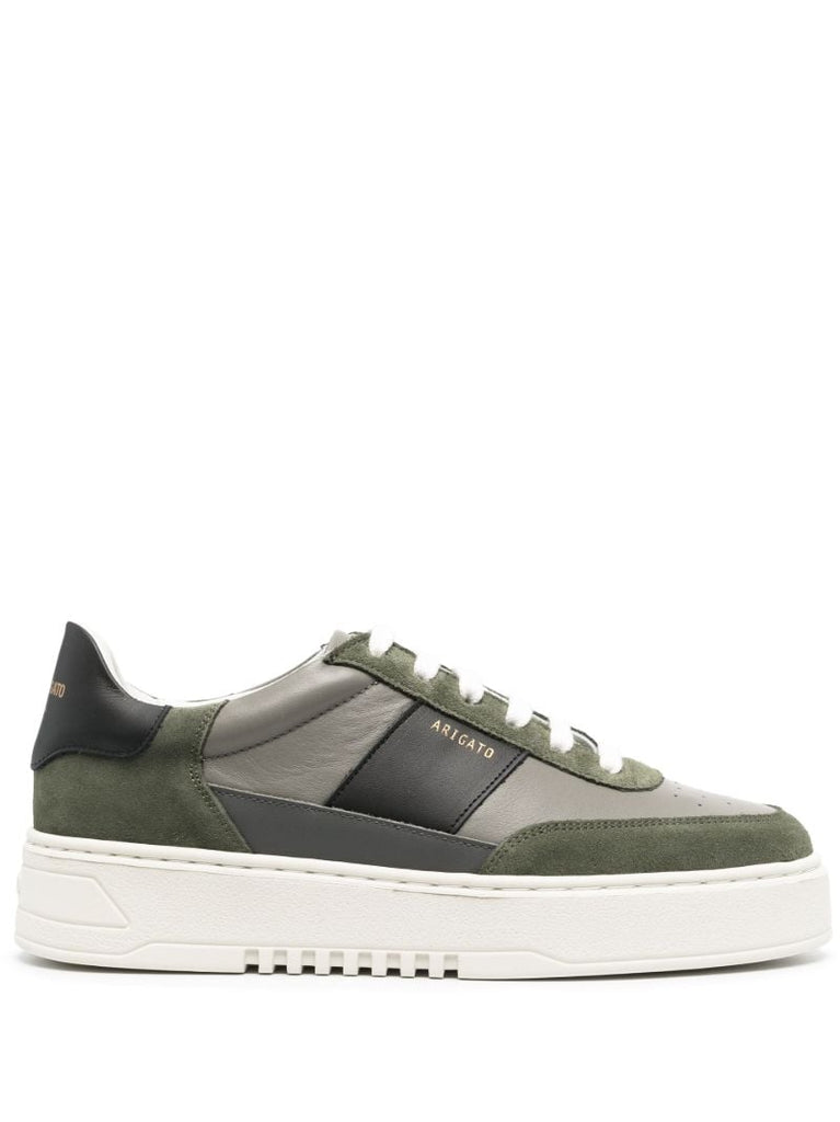 Green Orbit Low-top Leather Sneakers