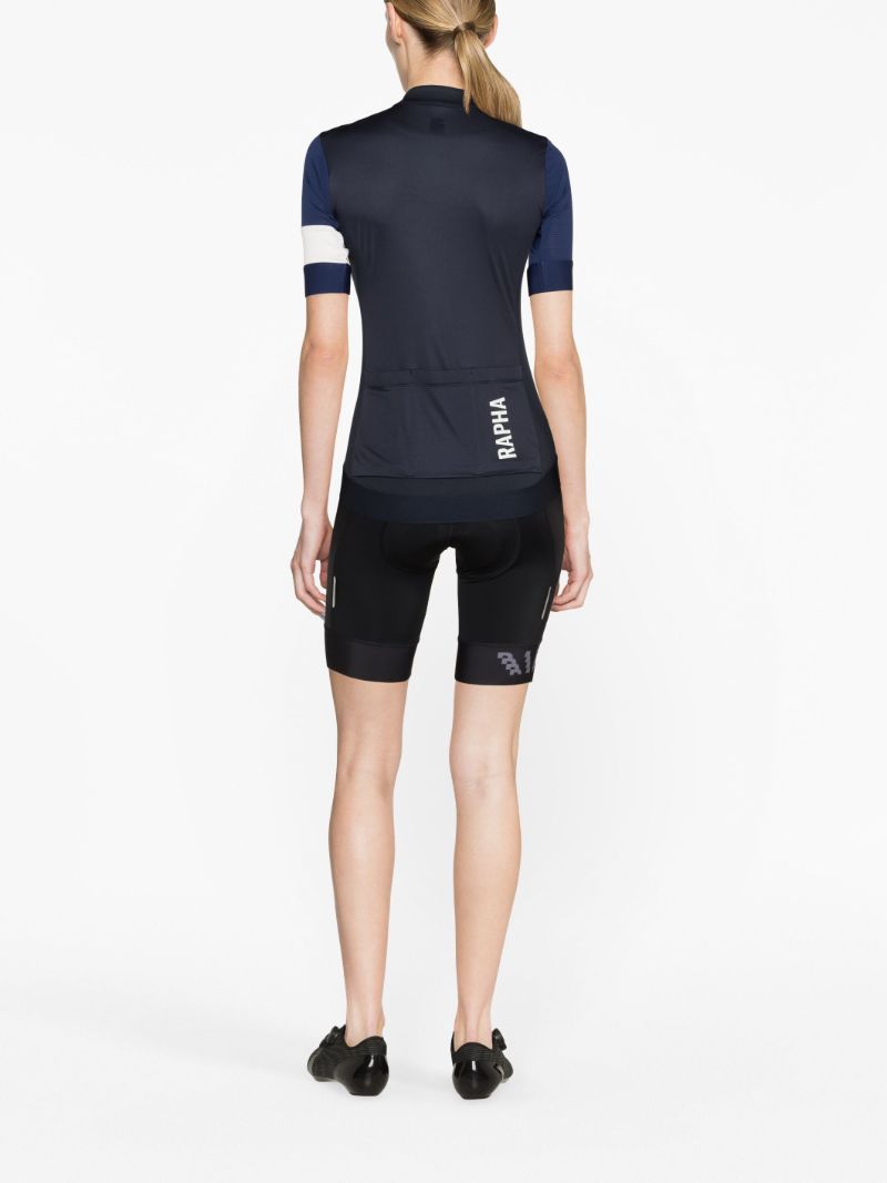 Blue Pro Team Training Cycling Jersey Top