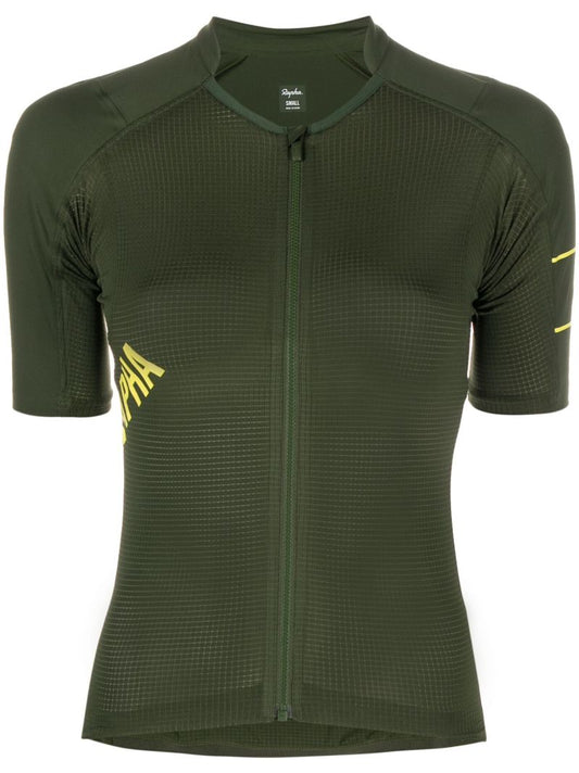 Green Pro Team Lightweight Cycling Jersey Top