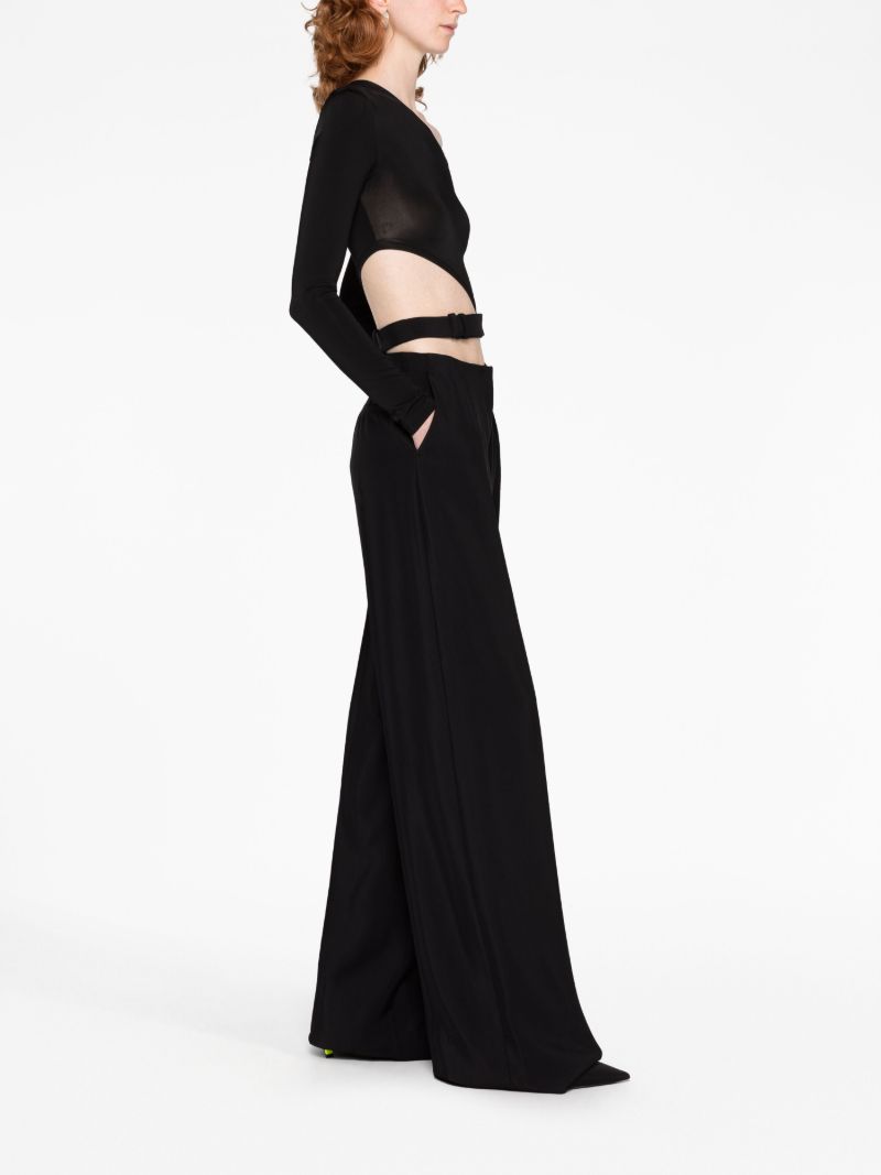Black Diagonal Cut Body