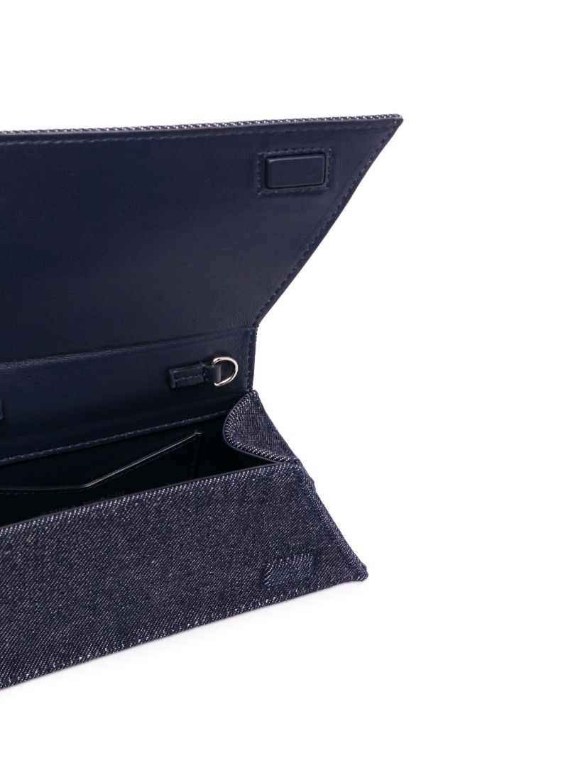 Blue Superamini Yigit Crystal Clutch Bag