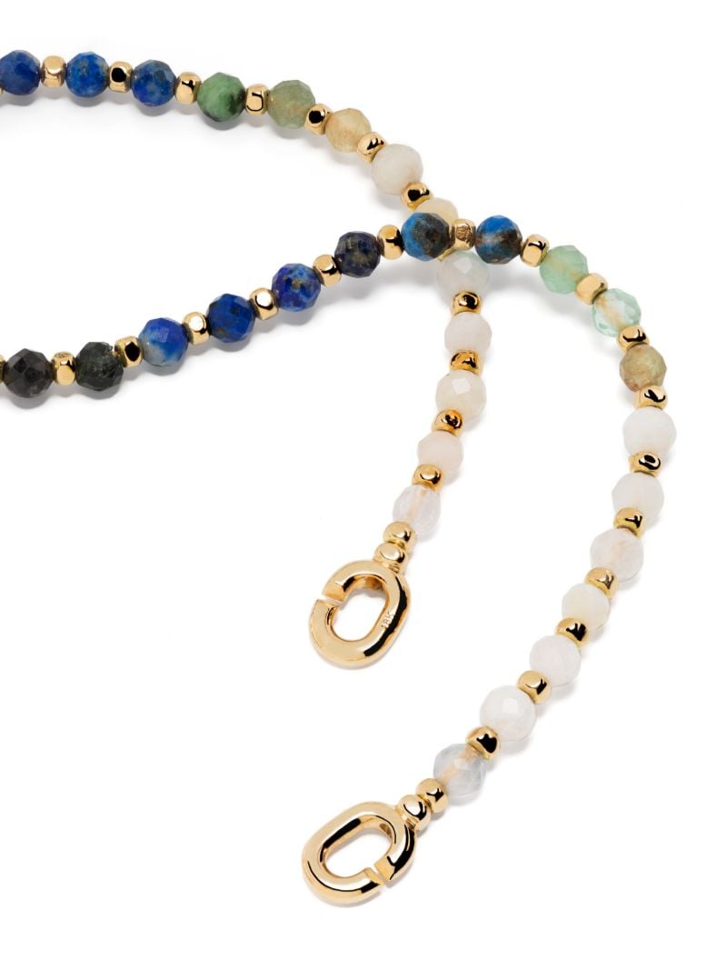 18k Yellow Gold Crystal and Diamond Bracelet