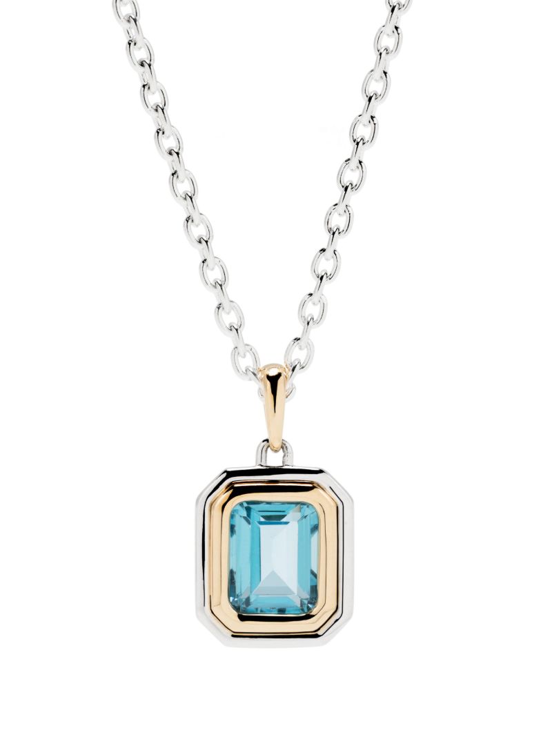 Sterling Silver Equinox Topaz Necklace