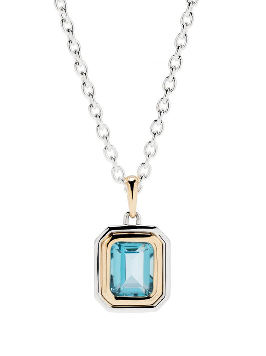 Sterling Silver Equinox Topaz Necklace