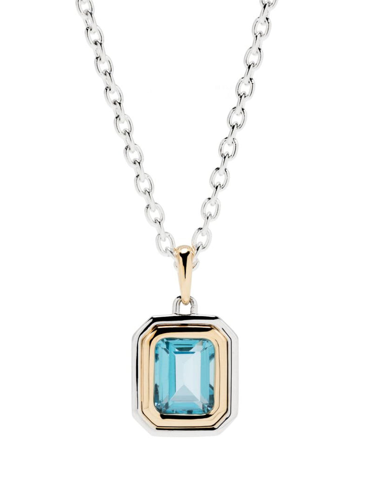 Sterling Silver Equinox Topaz Necklace