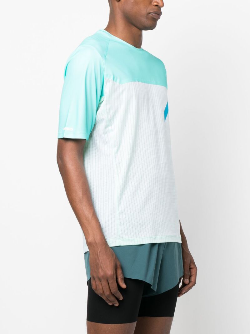 Blue Hot Weather Short-sleeve T-shirt