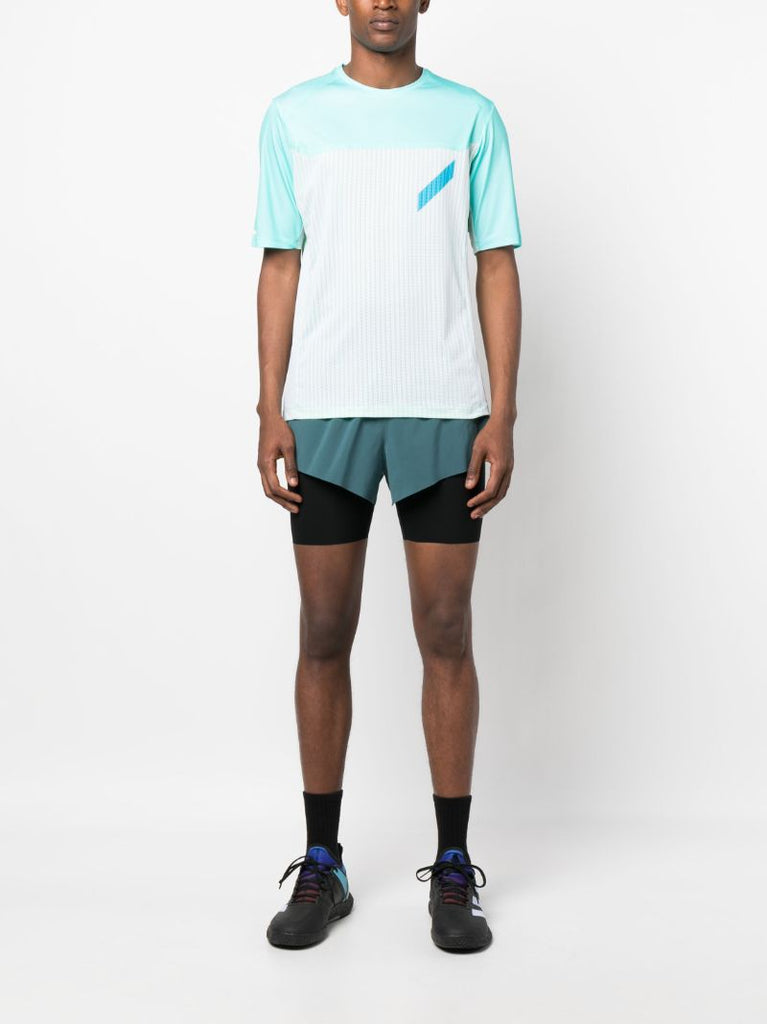 Blue Hot Weather Short-sleeve T-shirt