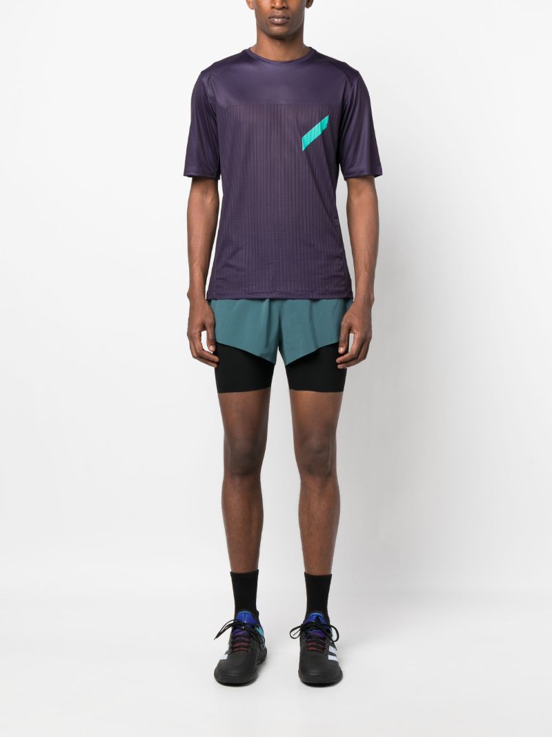Green Trail Layered Shorts