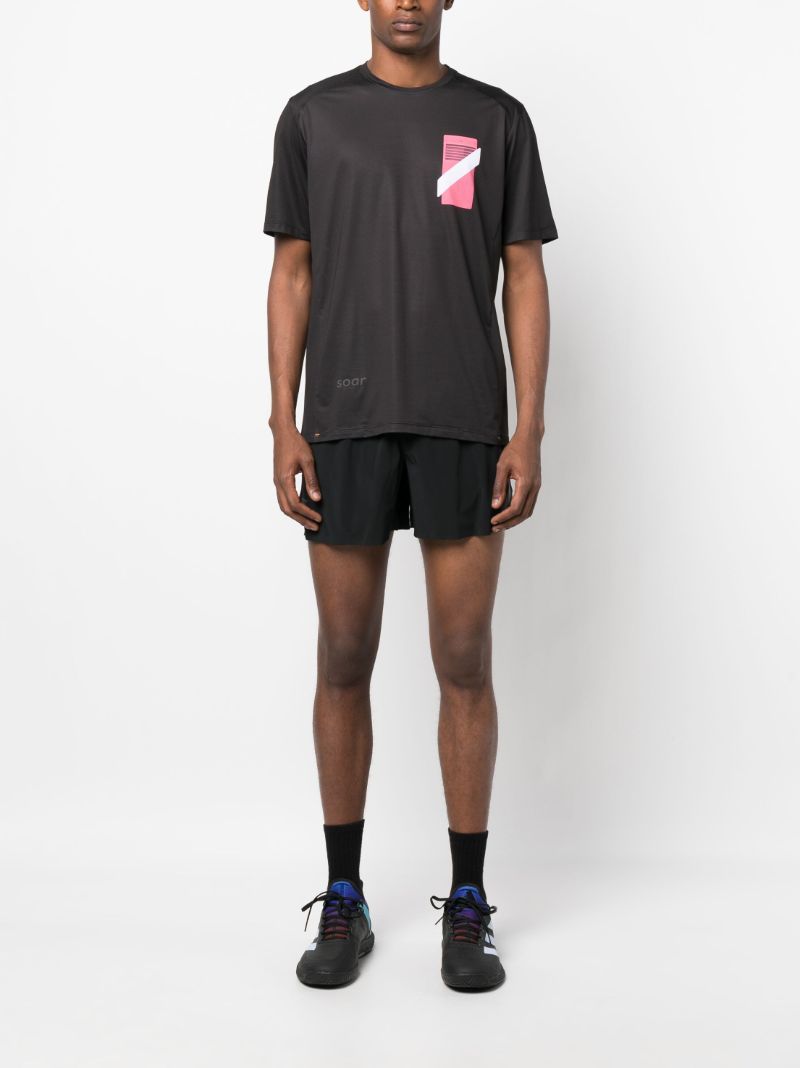 Black the Run Shorts