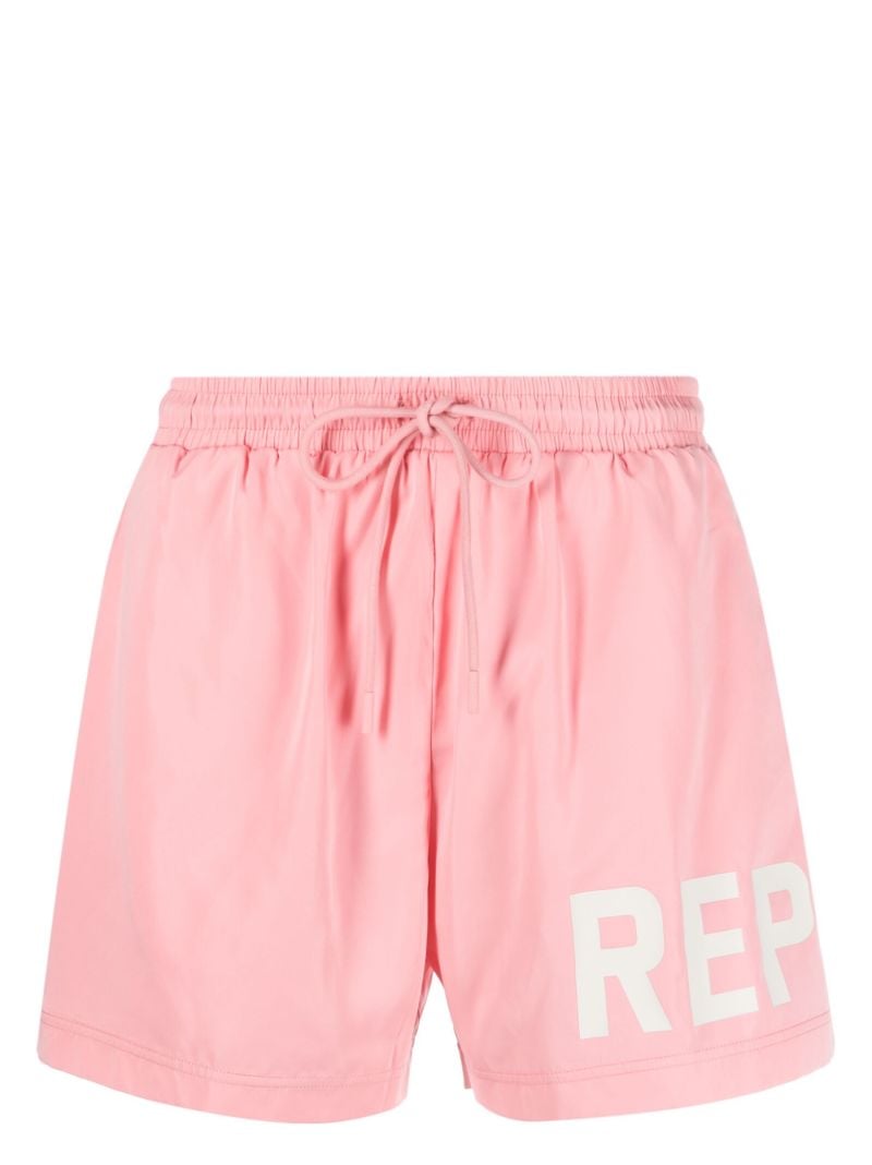 Blue Logo-print Swim Shorts
