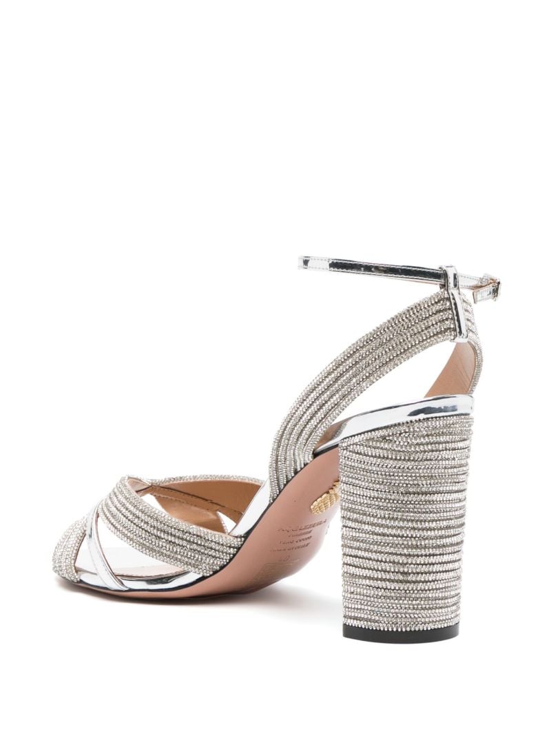 Silver Very Sundance 85 Crystal Sandals