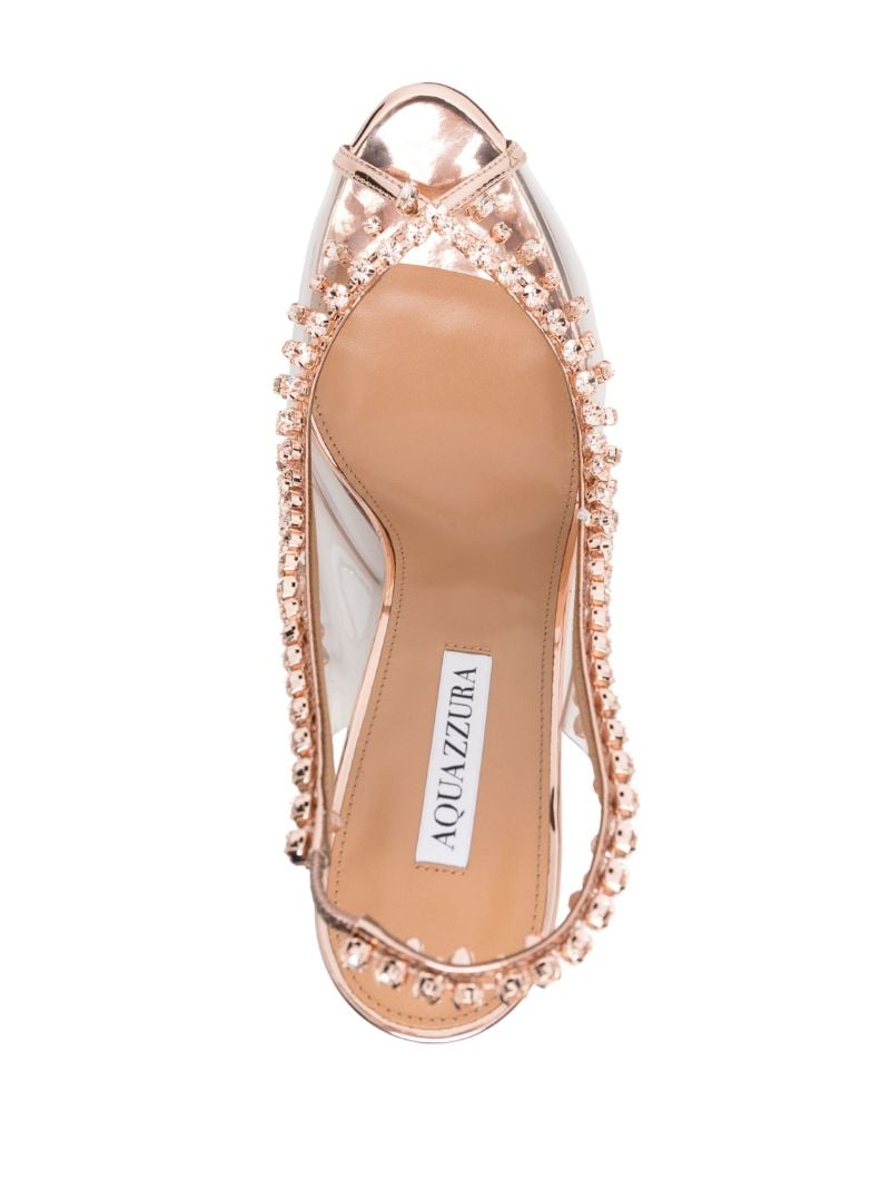 Pink Temptation 105 Crystal Embellished Sandals