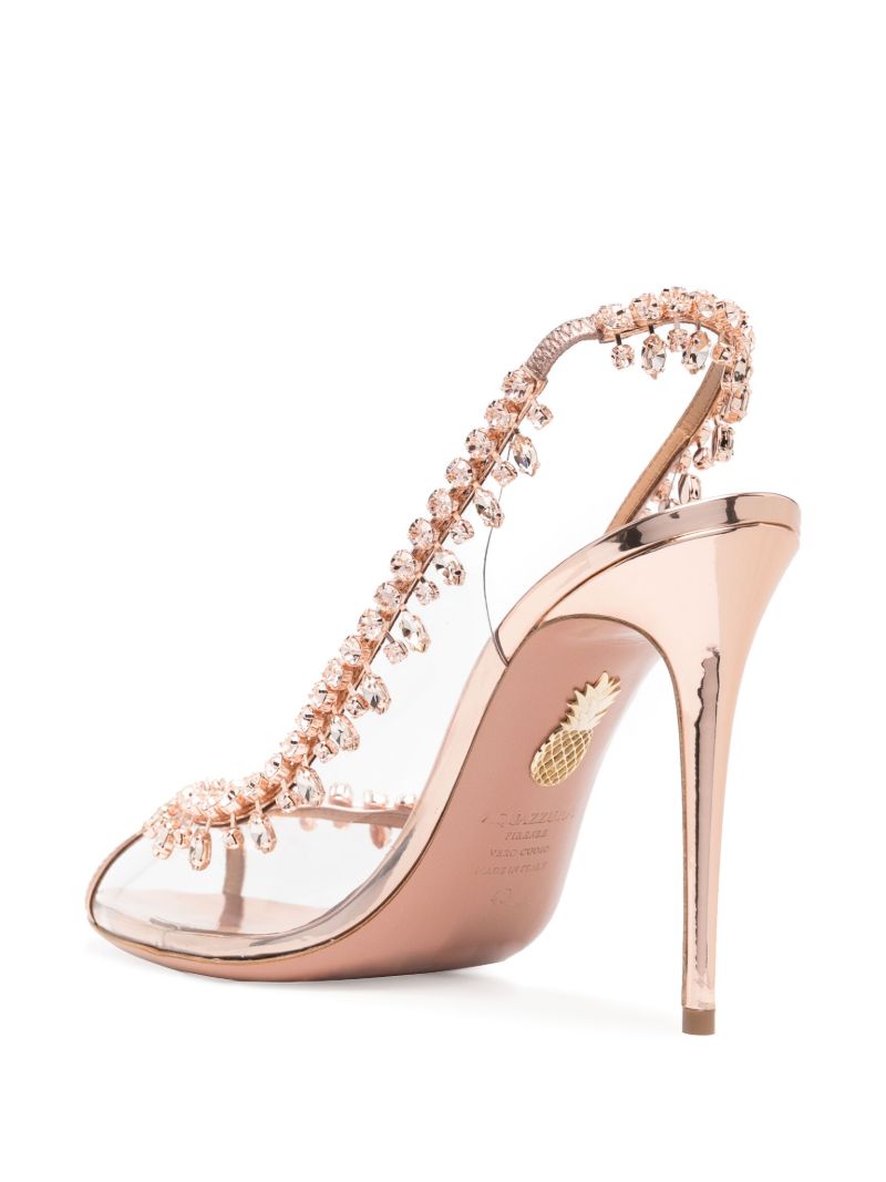 Pink Temptation 105 Crystal Embellished Sandals