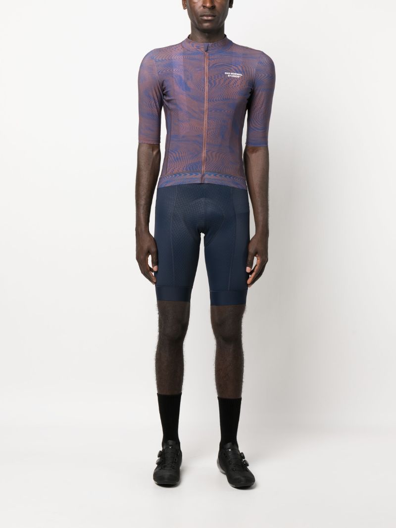 Blue Mechanism Cycling Jersey