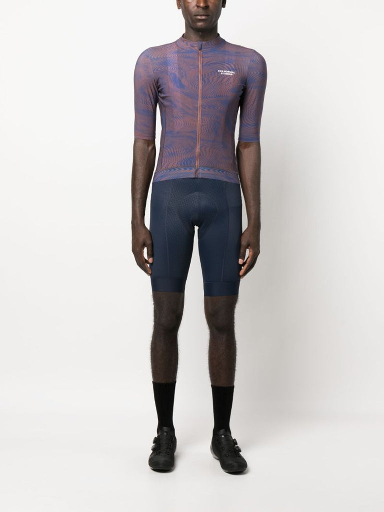 Blue Mechanism Cycling Jersey