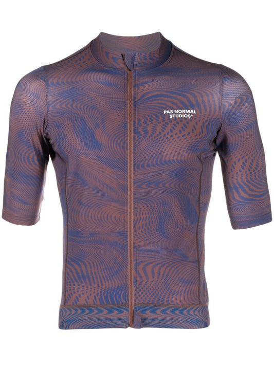 Blue Mechanism Cycling Jersey