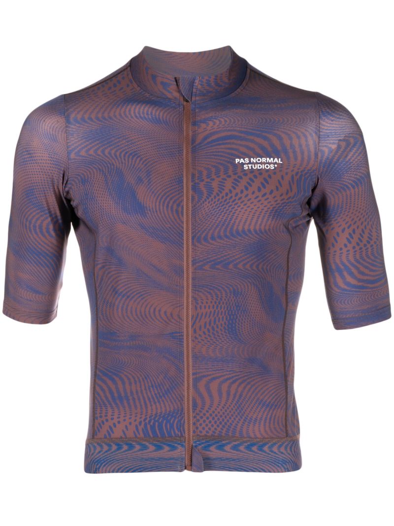 Blue Mechanism Cycling Jersey