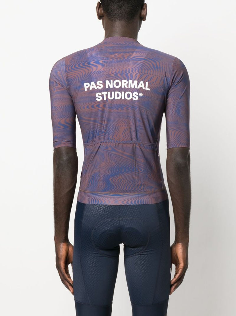 Blue Mechanism Cycling Jersey