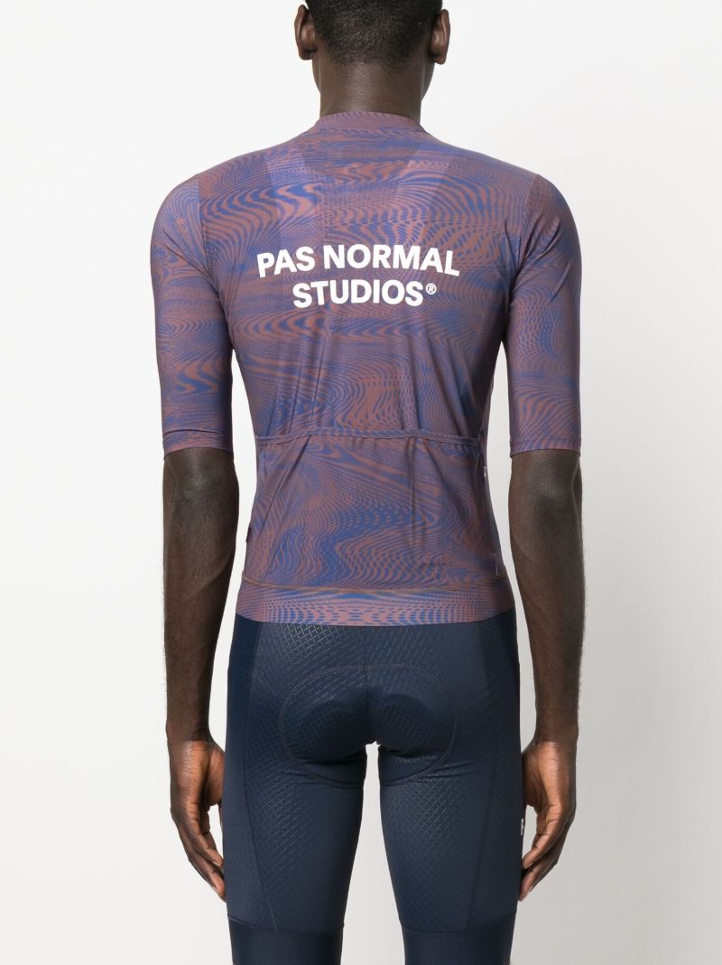 Blue Mechanism Cycling Jersey