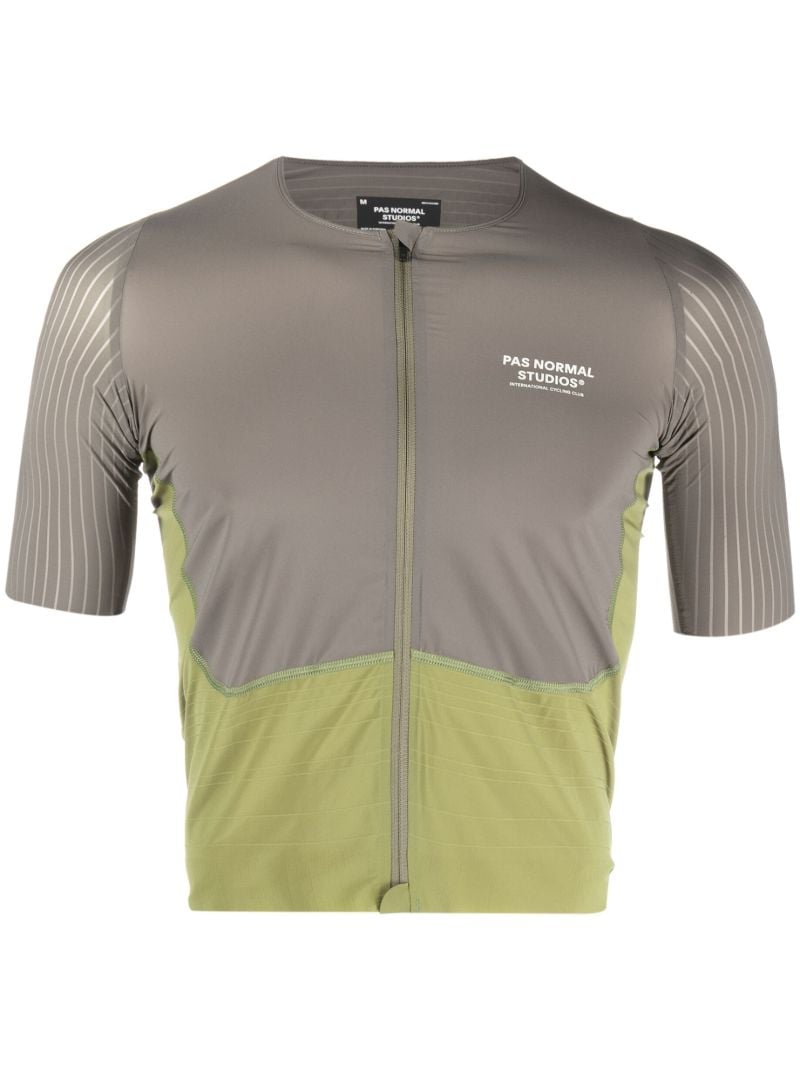 Brown Mechanism Pro Cycling Jersey Top
