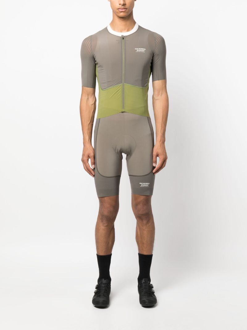 Brown Mechanism Pro Cycling Jersey Top