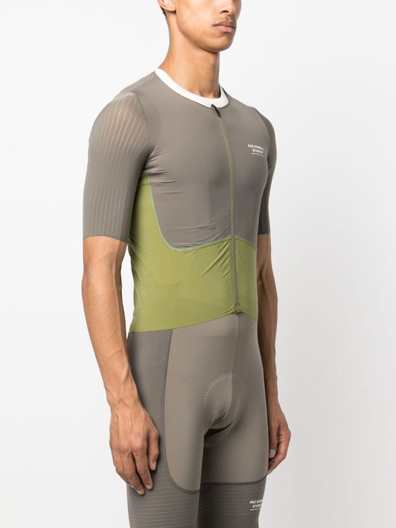 Brown Mechanism Pro Cycling Jersey Top