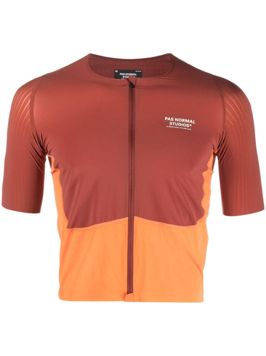 Brown Mechanism Pro Cycling Jersey Top