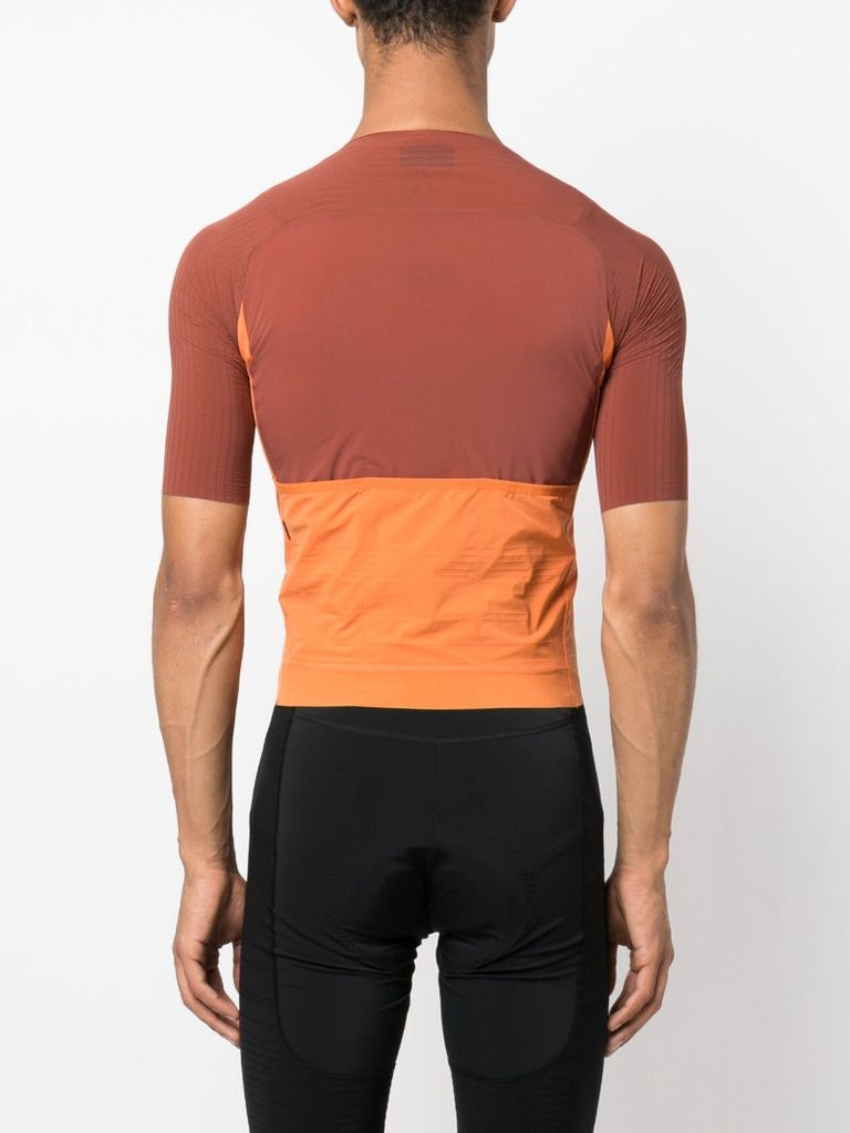 Brown Mechanism Pro Cycling Jersey Top