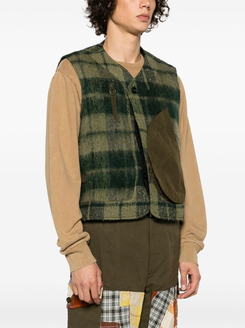 Green Tartan Vest