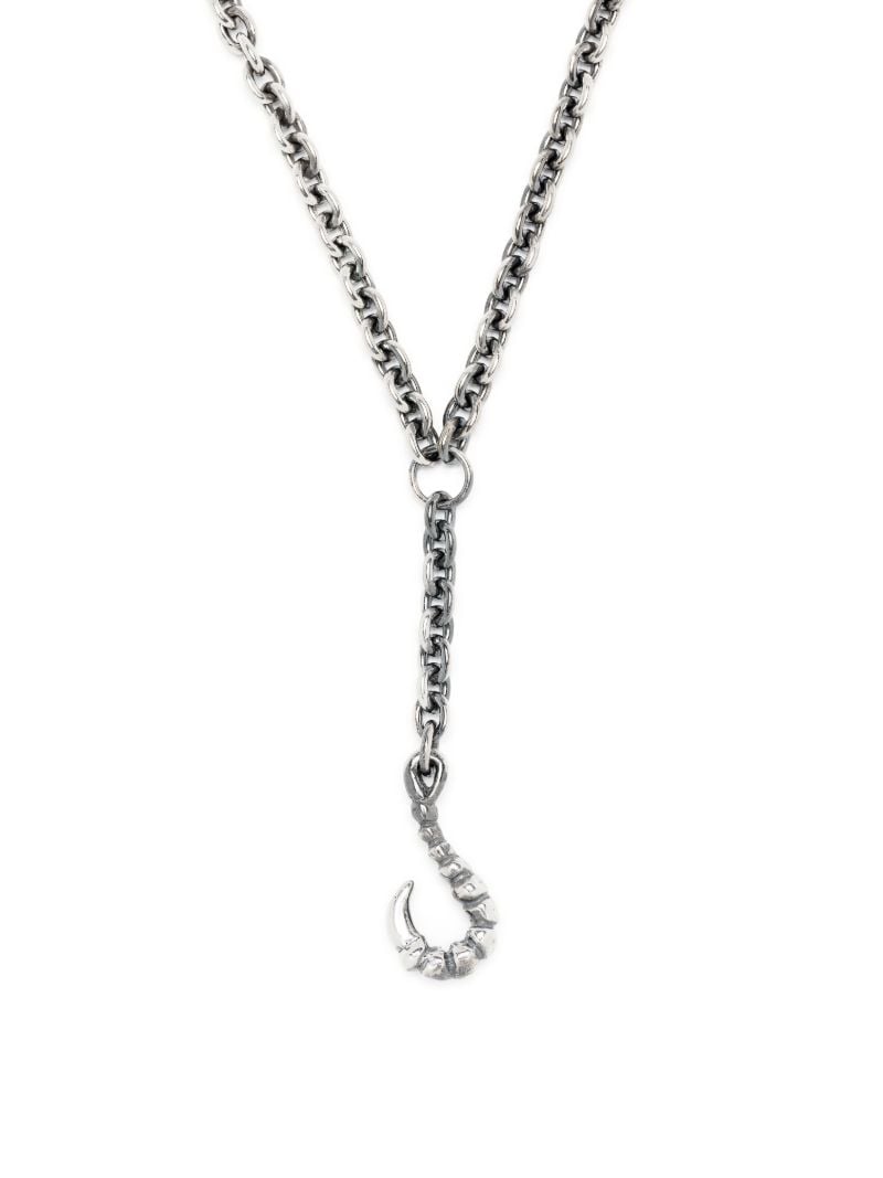 Sterling Silver Talon Necklace