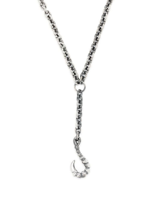 Sterling Silver Talon Necklace